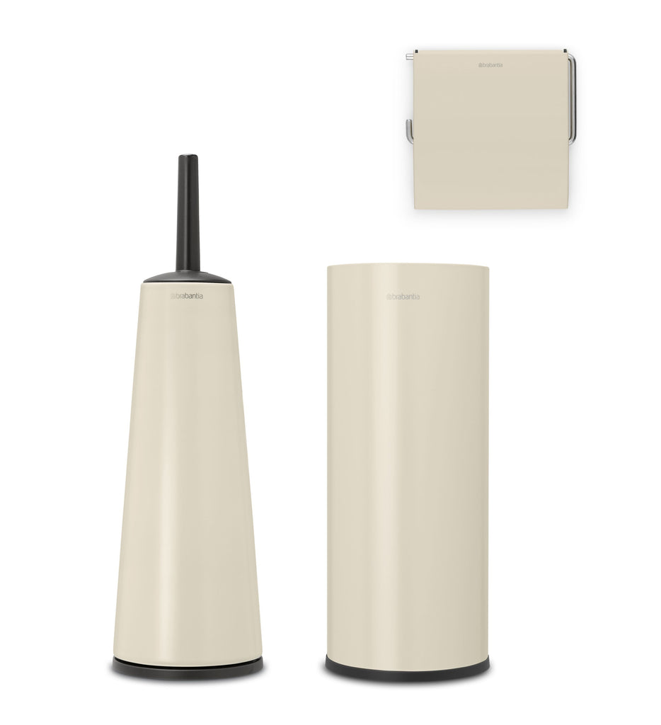 ReNew Toilet Accessory Set of 3 - Soft Beige
