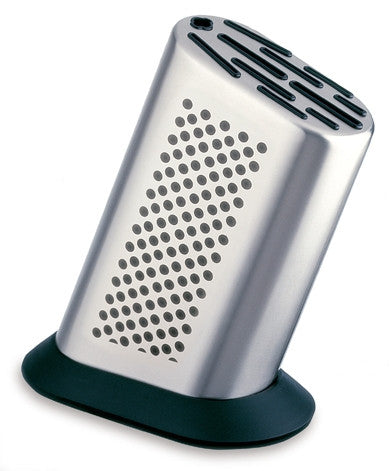 Global Stainless Steel Dotted Knife Block - 11 knives
