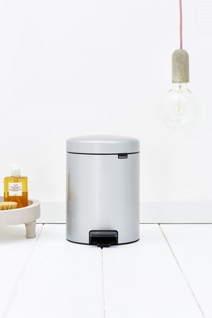 Pedal Bin NewIcon 5 Litre - Metallic Grey