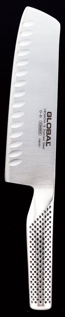 Global G-81 Vegetable Knife Fluted 18cm