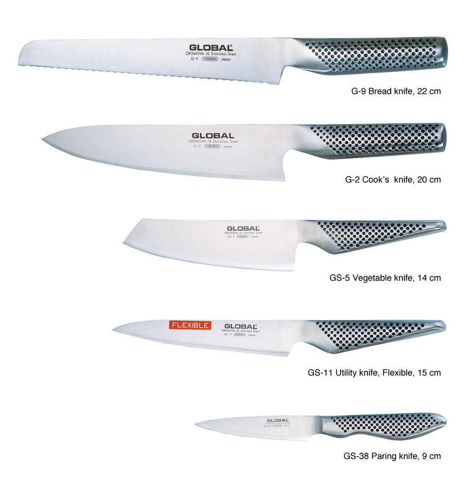 Global 5-Piece Knife Set