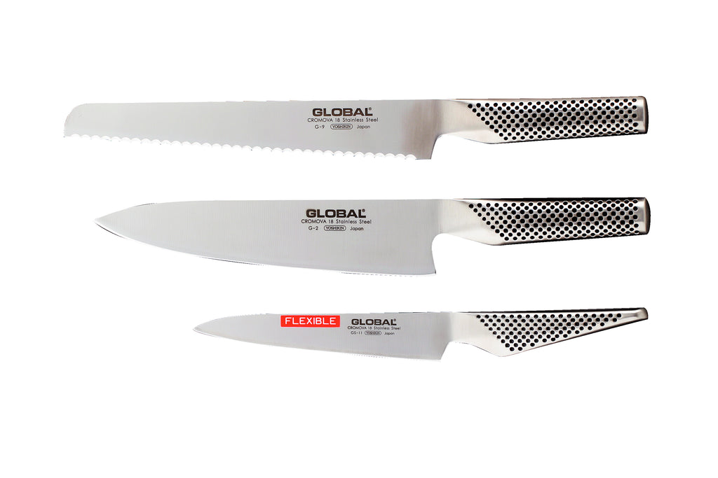 Global 3-Piece Knife Set (G-2, G-9, GS-11)