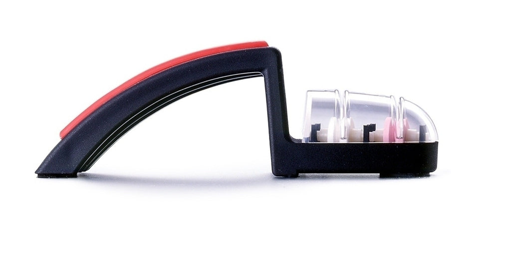 MinoSharp Ceramic Water Sharpener Black & Red