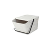 Sort & Go Stackable Waste Bin 20 litre - Light Grey