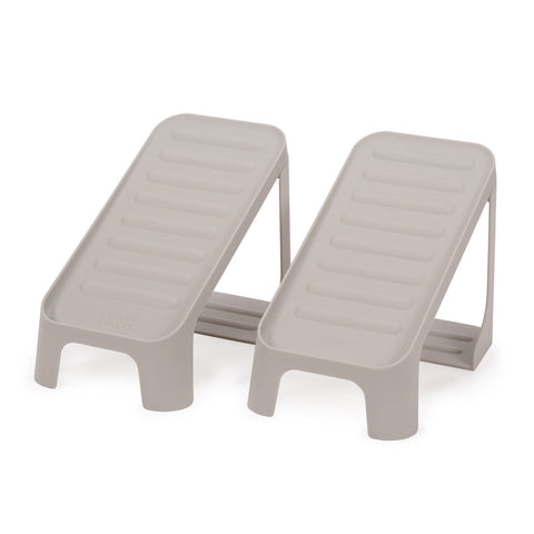 Shoe-In™ Shoe Rack Compact 2pc Ecru