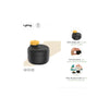 Dressing and Sauce Container To Go - Black
