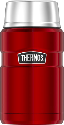 Vacuum Food Jar SS, 710ml, Cranberry