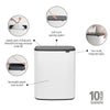 Bo Touch Bin 60 litre - White