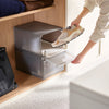 ShoeCase 2-piece Shoe Storage Box Grey