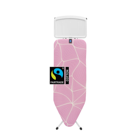 Ironing Board C, 124x45 cm, Solid Steam Unit Holder - Lilac Waves