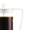 Brazil French Press Coffee Maker 3 Cup, 0.35L - White
