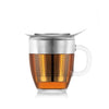 Yo-Yo Set Mug+Tea Strainer 350ml -Chrome