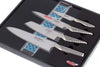Global 4-Piece Knife Set with 30cm Magnetic Rack
