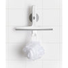 EasyStore™ Light Grey Shower Squeegee with Storage Hook