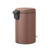 Pedal Bin NewIcon 12 litre - Satin Taupe