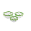 Glass Container leakproof Square - 320ml