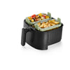 Air fryer Dual Rect. Glass Dishes 2pc