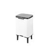 Bo Waste Bin Hi 7 litre - White