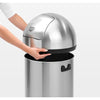 Push Bin 60 litre - Matt Steel