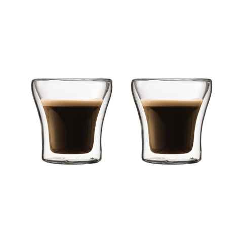 Assam Double Wall Espresso Glass 0.1L (2pc Set)