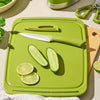 Spectrum 20cm Bread Knife - Green
