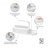 SinkStyle Organiser - Mineral Fresh White