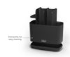 EasyStore™ Matt Black Toothbrush Holder Large