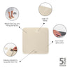 Digital Bathroom Scale - Soft Beige