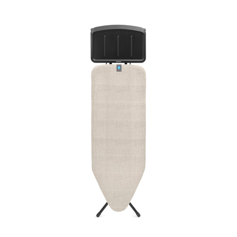 Ironing Board C, 124x45 cm, Solid Steam Unit Holder -  Denim Grey