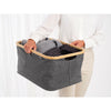 Foldable Laundry Basket 40 litre - Black