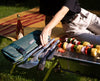 GrillOut™ 3-Piece Stainless-Steel BBQ Turner, Tongs & Fork Set