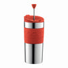 Travel Press Coffee Maker 350ml - Red