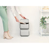 Sort & Go Stackable Waste Bin 20 litre - Light Grey