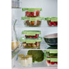 3pc Square Glass leakproof Containers
