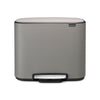 Bo Pedal Bin 36 litre - Mineral Concrete Grey