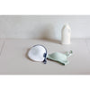 Bra Wash Bag - White / Grey Zipper