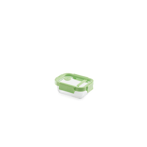 Glass leakproof Container Rect. 370ml