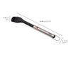GrillOut™ Black BBQ Silicone Basting Brush with Extending Handle