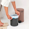 Pedal Bin NewIcon 5 litre - Satin Taupe