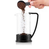 Brazil French Press Coffee Maker 3 Cup, 0.35L - Black