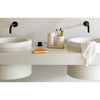 ReNew Bathroom Accessory Set - soap dispenser, toothbrush holder and tray - Soft Beige