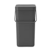 Sort & Go Waste Bin 16 litre - Grey