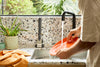 SinkTech™ Washing Up Brush with Steel Stand