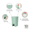 StepUp Pedal Bin 16 litre - Jade Green