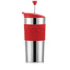 Travel Press Coffee Maker 350ml - Red