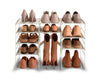 Level™ Plus Large Adjustable Shoe Rack Ecru