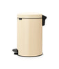 NewIcon Pedal Bin 12 litre Soft Closing Plastic Inner Bucket
