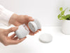 Soap Dispensing Dish Brush - Light Grey