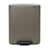 Bo Pedal Bin 60 litre - Platinum