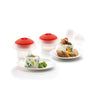Set of 2 Microwave Ovo - Transparent
